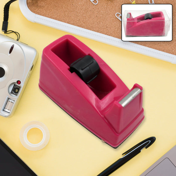 Plastic Tape Dispenser & Cutter for Home, Office & School  (1 pc / B Grade)