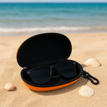 Portable Zipper Eye Glass Sunglasses Hard Case Cover (1 Pc)