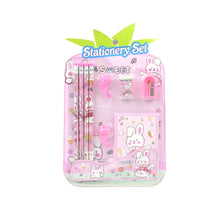 Diary and wooden pencils in kids' stationery kit.