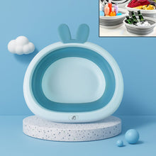 Foldable Multipurpose Collapsible Basin with Bunny Ear Handle