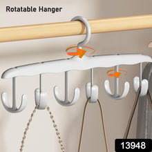 Rotatable Tank Top Hanger – Space Saving Closet Organizer for Dorms & Apartments (12-Hook)