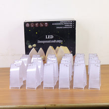 Transparent Decorative LED Candle Lights (24 Pc)