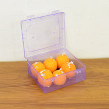 Set of 6 Laddu-Shaped Wax Candles with Silver Leaf Decoration