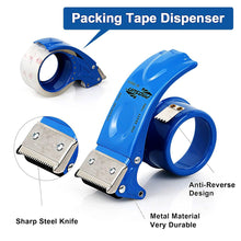 Metal Packing Tape Dispenser Cutter for Home Office use, Tape Dispenser for Stationary, Tape Cutter Packaging Tape