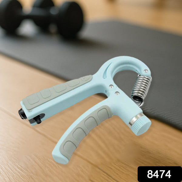 Gym Fitness Hand Grip Men Adjustable Finger Heavy Exerciser Strength for Muscle Recovery Hand Gripper Trainer strengthener (1 Pc)