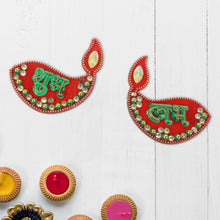 Traditional Decorative Shubh Labh Door Hanging (6 Pc / 1 Set)