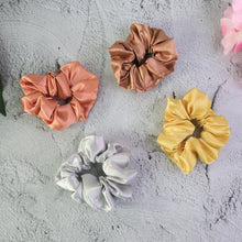 Premium Satin Hair Scrunchies / Elastic Hair Ties for Women & Girls (12 Pc)